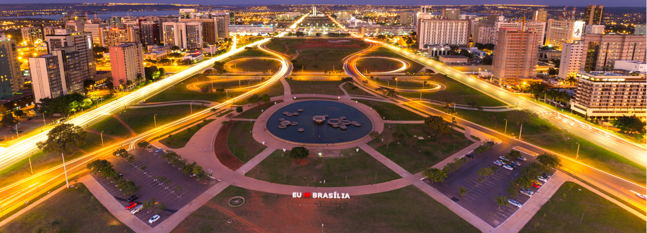 Foto aérea de Brasília