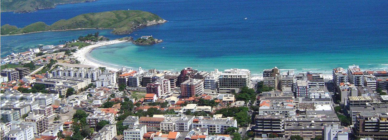 Foto aérea de Cabo Frio