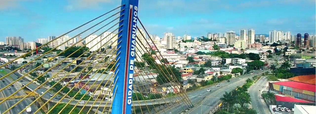 Foto aérea de Guarulhos