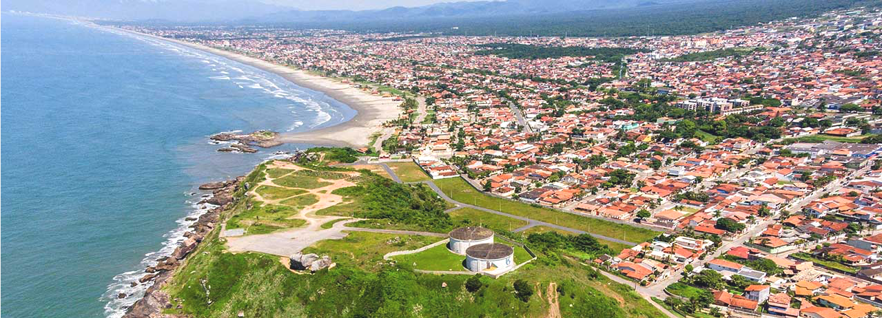 Foto aérea de Itanhaém