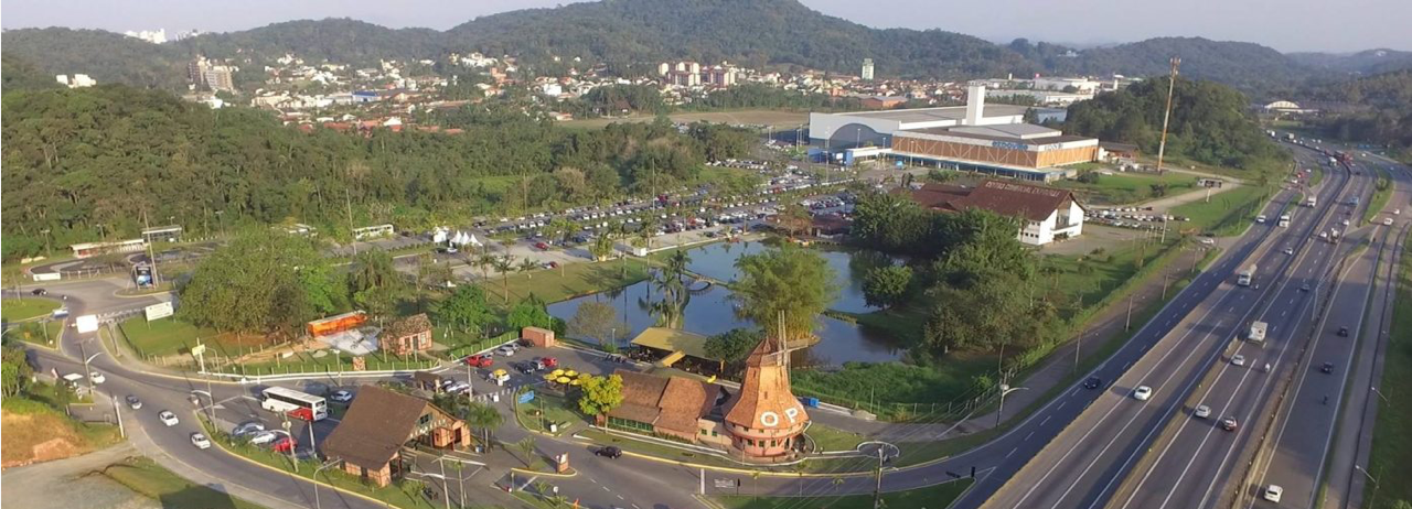 Foto aérea de Joinville