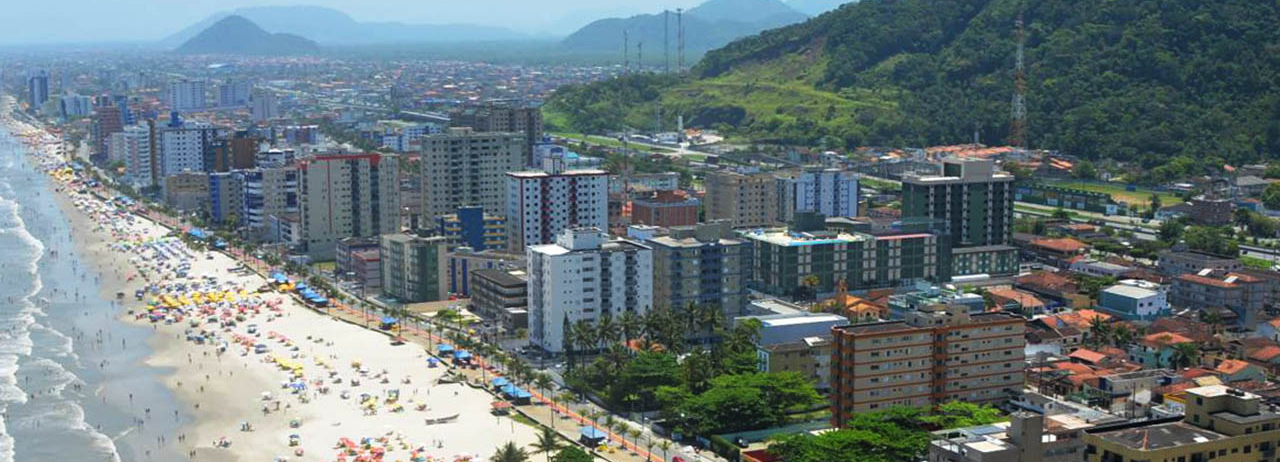 Foto aérea de Mongaguá