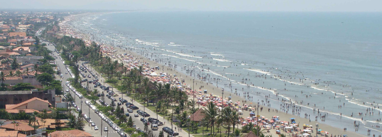 Foto aérea de Peruíbe