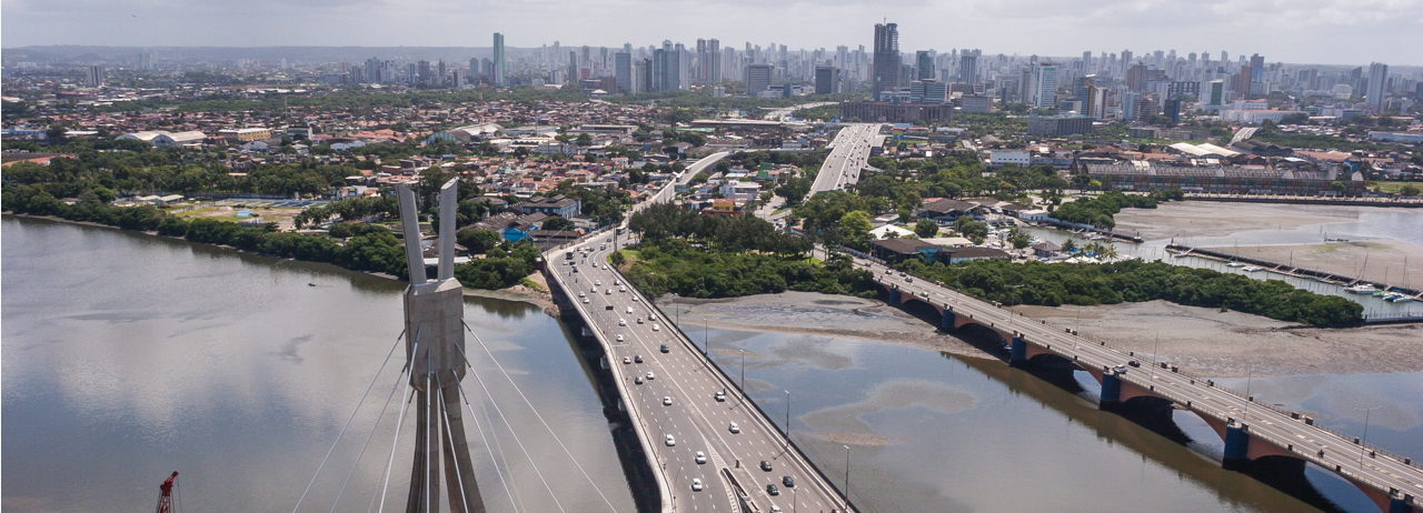 Foto aérea de Recife