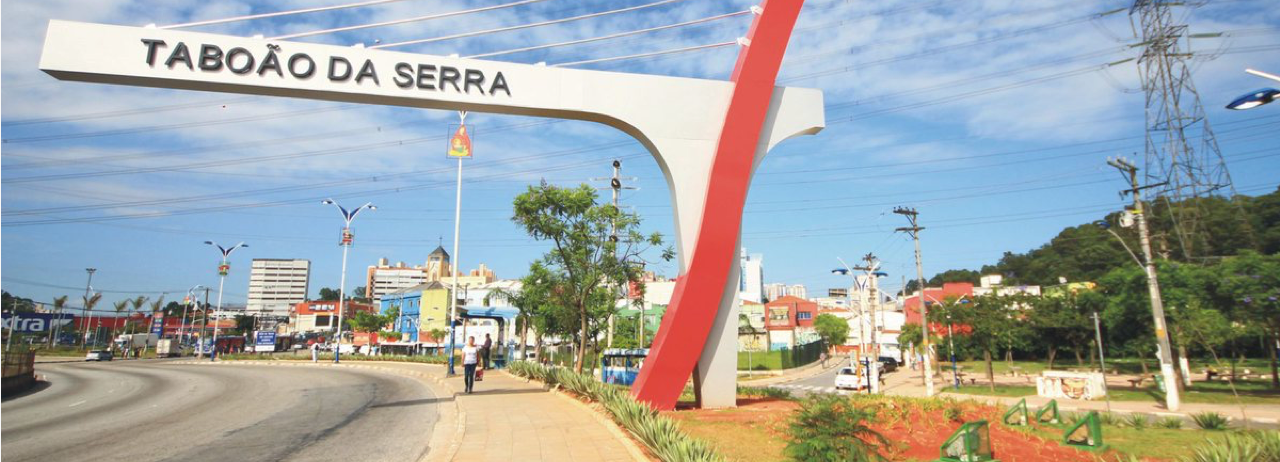 Foto aérea de Taboão da Serra