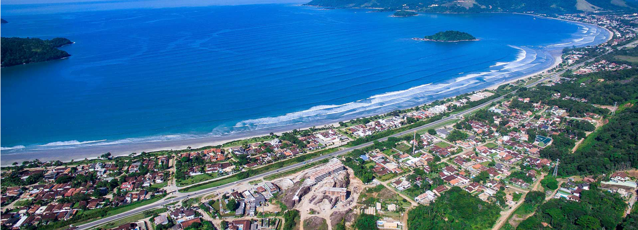 Foto aérea de Ubatuba