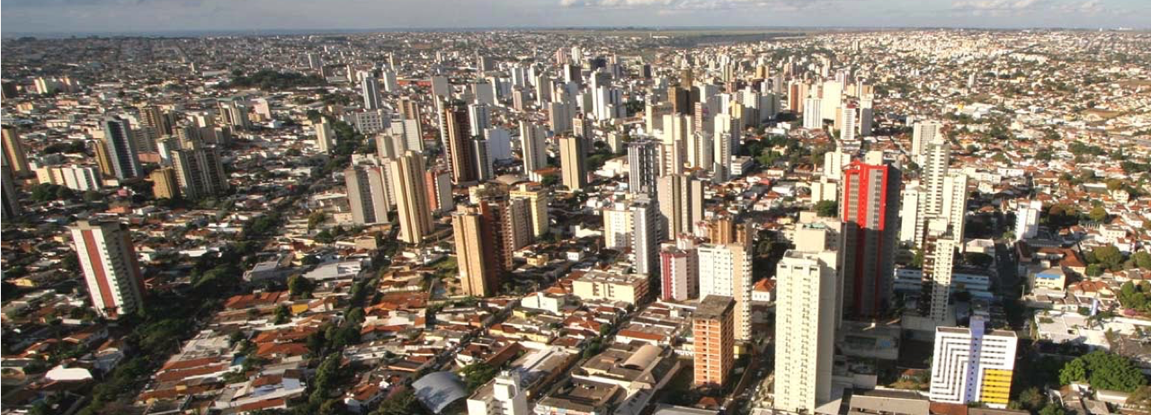 Foto aérea de Uberlândia